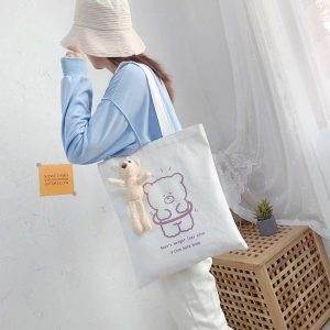 Kawaii Teddy Tote Bag (without soft toy) - Weight loss