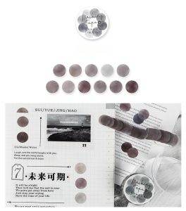 Dot Masking / Washi Tape - Black