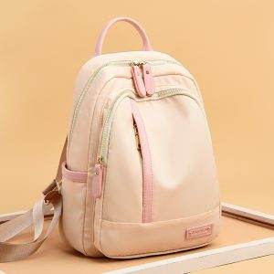 Aesthetic Korean Mini Backpack - Beige