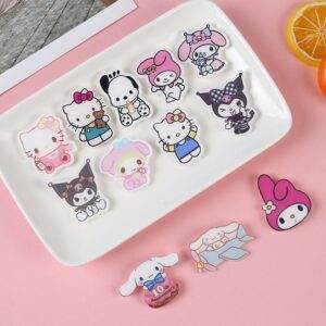 Sanrio Pins – Acrylic Hooks for School & College Students Set of 5
