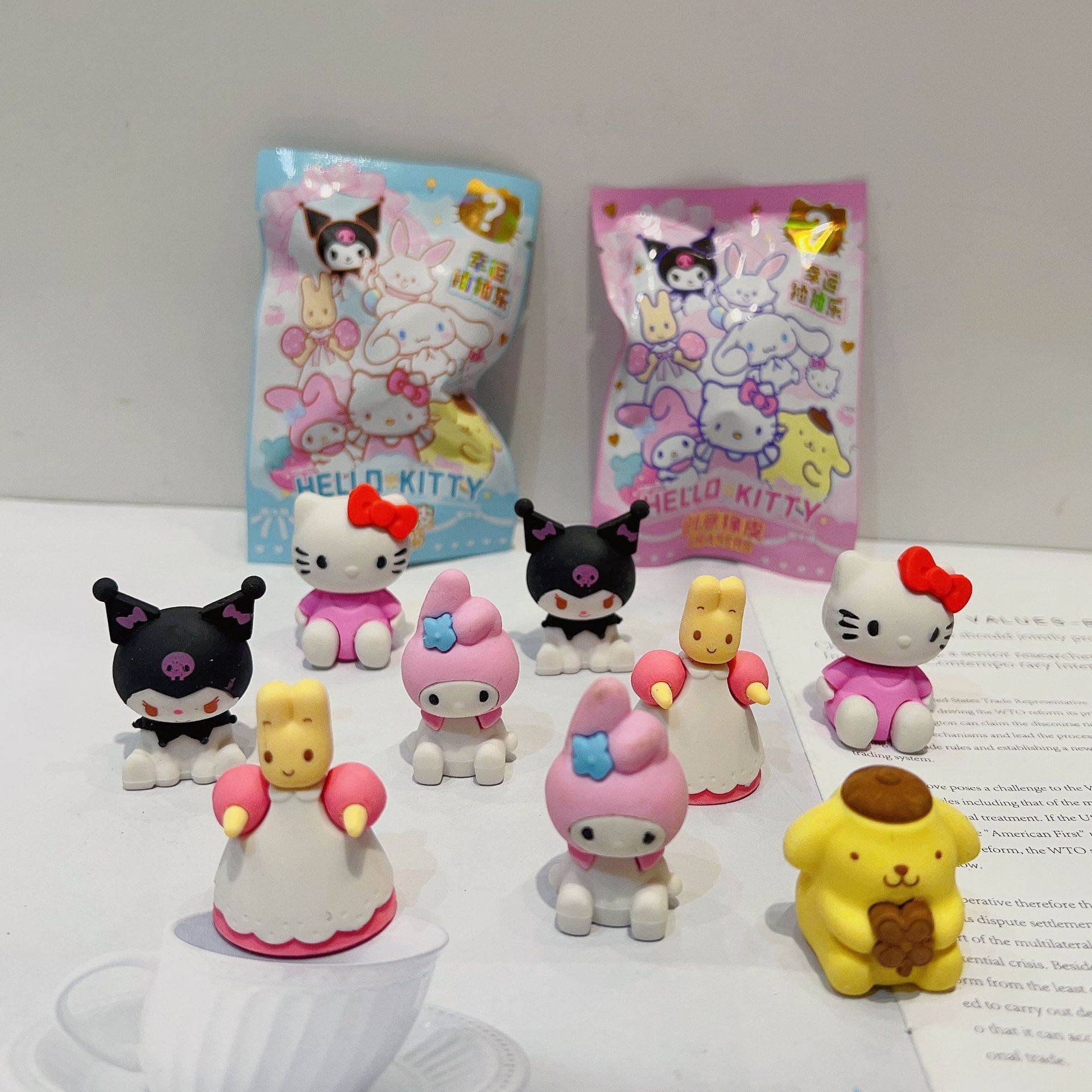 sanrio mystery eraser 4 -YO