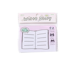Kawaii Sticky Notes – Cute Daily Memo Pads (50 Sheets) - Write Diary ????