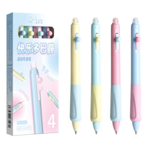 Happy Dopamine Erasable Pens - Aesthetic Design & Premium Quality - Pack of 4