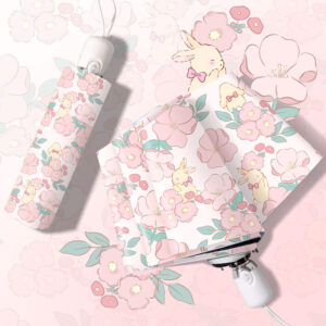 Blossom Bunny - Premium Compact Umbrella
