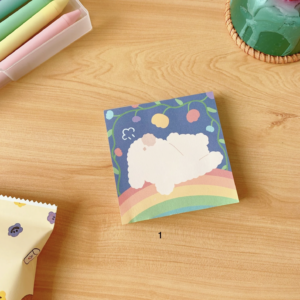 Kawaii Bear & Friends Memo Notes Set - Rainbow Bear