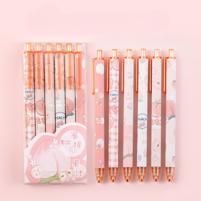 kawaii pens set of 6 2 cleanup -YO