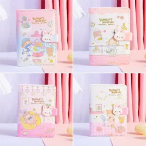 Kawaii Magnetic Closure Premium Illustrated Notebook - Cooking Theme
