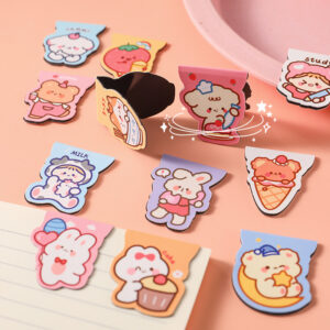 Magnetic Bookmark – Kawaii Dessert Friends Edition in 11 Cute Designs