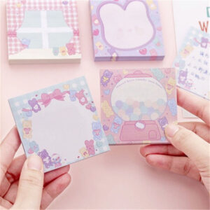 Pastel Sticky Notes Set – Sweet Bear Dreams Sticky Notes in 4 Designs