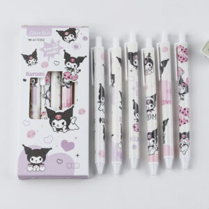 Sanrio Kuromi Gel Pen Set of 6 PCS