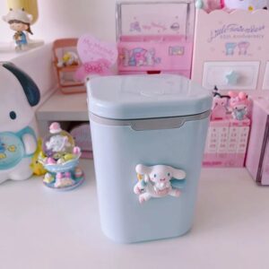 kawaii Sanrio Dustbin / Trash Bin – Cinnamoroll / Kuromi Premium Edition - FREE TRASH BAG - Cinnamoroll