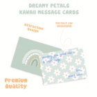 dreamy petals message card young onion 4 -YO