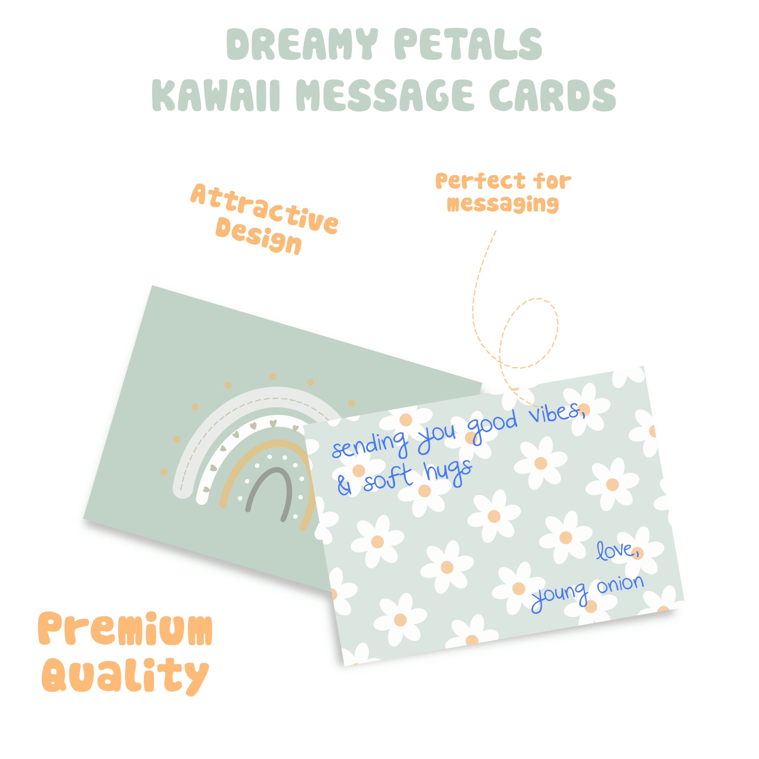 dreamy petals message card young onion 4 scaled -YO