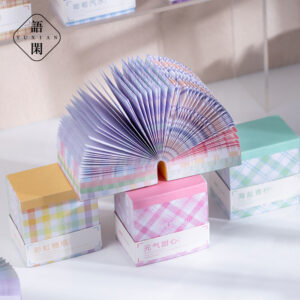 Jumbo Grid Pattern Memo Papers – Pastel Series - 400 Pages - 10 Designs