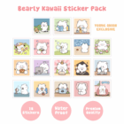 kawaii waterproof sticker 9 -YO