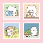 kawaii waterproof sticker 4 -YO