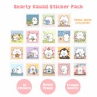 kawaii waterproof sticker 9 -YO