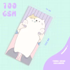 meow long memo pad 3 -YO