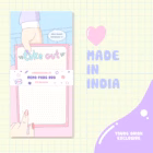 take out long memo pad 1 -YO