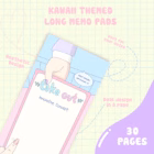 take out long memo pad 2 -YO