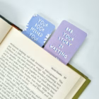 Cute Bookmarks for Books – Pastel Quote Bookmark Set 350 GSM 2 young onion bookmark 6 -YO