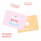 Cute Mini Greeting Card Set – Pastel Bliss Cards with Envelopes 5 Designs 4 pastel bliss message cards 4 -YO