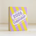 Aesthetic Desk Calendar – 2026 Pastel Series with Wooden Stand 4 Young Onion 2026 Desk Calendar 3 140x140 1 -YO