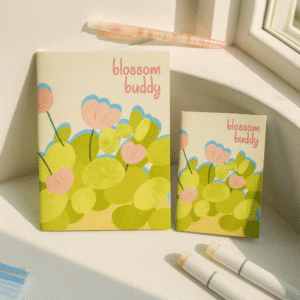 Blossom Buddy Notebook – A6 & A7 Sizes - A7 Notebook