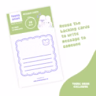 kawaii bear message cards young onion 5 -YO