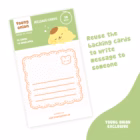 Sanrio Greeting Cards – Message Cards with Envelopes in 5 Cute Designs 5 sanrio message cards portrait 5 -YO