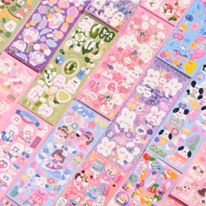 Kawaii Holographic Sticker Pack – Bunch of 20 Sheets