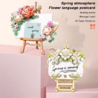 Roses Under the Sky - 3D Building Block Art Frame 4 building block stadnd 28 -YO