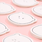 Chubby Bear Face Sticky Notes – 3 Pad Set 4 chubby sticky notes 10 cleanup -YO