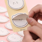 Chubby Bear Face Sticky Notes – 3 Pad Set 3 chubby sticky notes 12 cleanup -YO