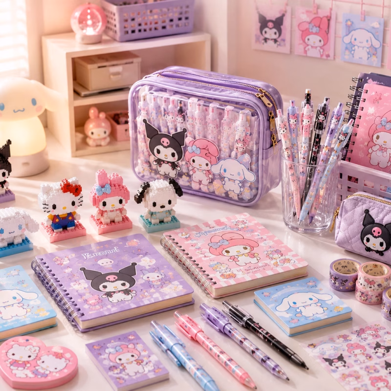 Best Sanrio Stationery in India- Your Ultimate Destination for Cute Kawaii Products 5 Best Sanrio Stationery