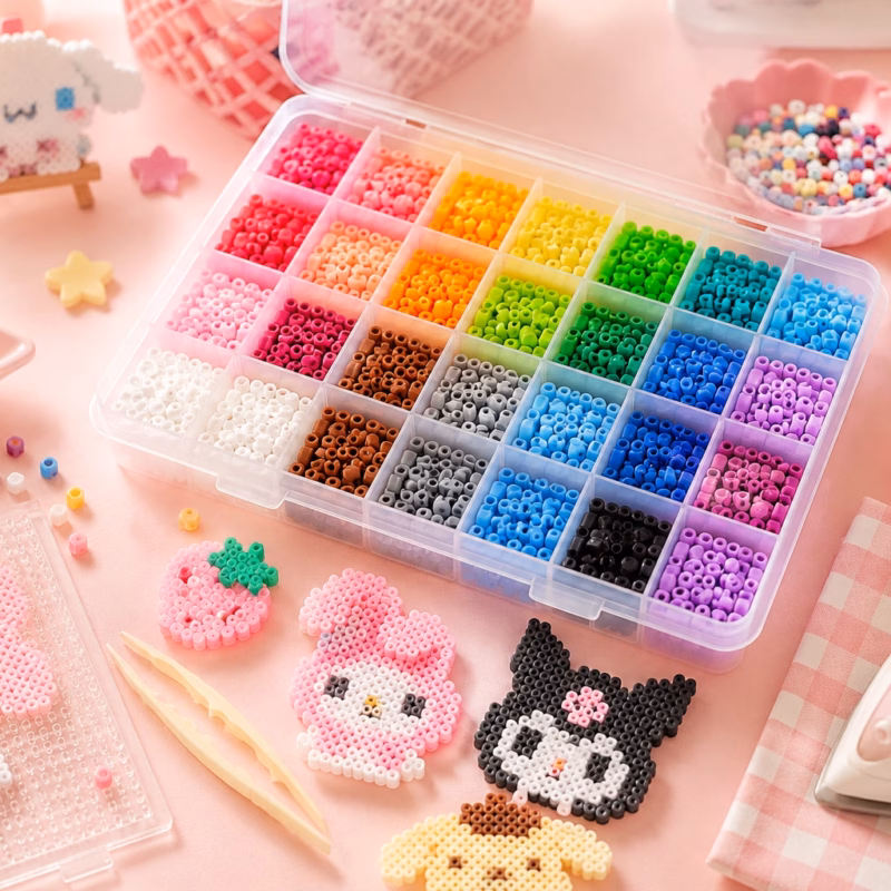 Plastic fuse beads