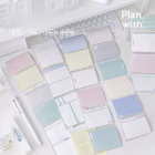 PlanWith Aesthetic Memo Sticker Roll (60 Stickers | 55 × 70 mm) 2 plan with sticker roll 5 -YO