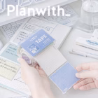PlanWith Aesthetic Memo Sticker Roll (60 Stickers | 55 × 70 mm) 3 plan with sticker roll 7 -YO