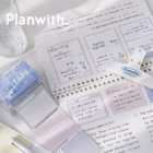 PlanWith Aesthetic Memo Sticker Roll (60 Stickers | 55 × 70 mm) 4 plan with sticker roll 9 -YO