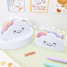 Cute Cloud Sticky Note Tape Dispenser with Rainbow Tape 2 rainbow tape dispenser 10 -YO