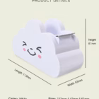 Cute Cloud Sticky Note Tape Dispenser with Rainbow Tape 5 rainbow tape dispenser 115 -YO