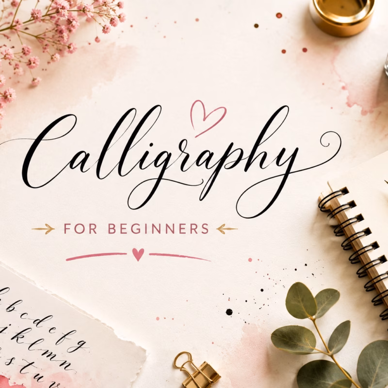 calligraphy words in english