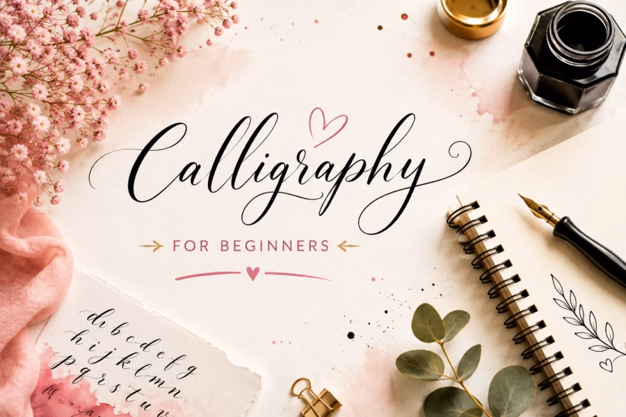 calligraphy words in english