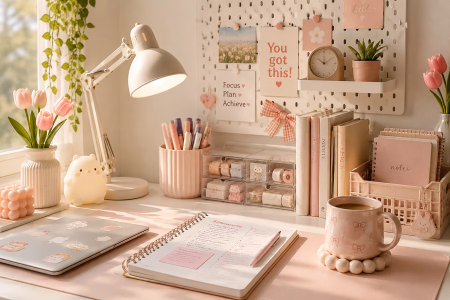 How to Build a Study Setup That Looks Pinterest-Worthy 6 cute desk accessories