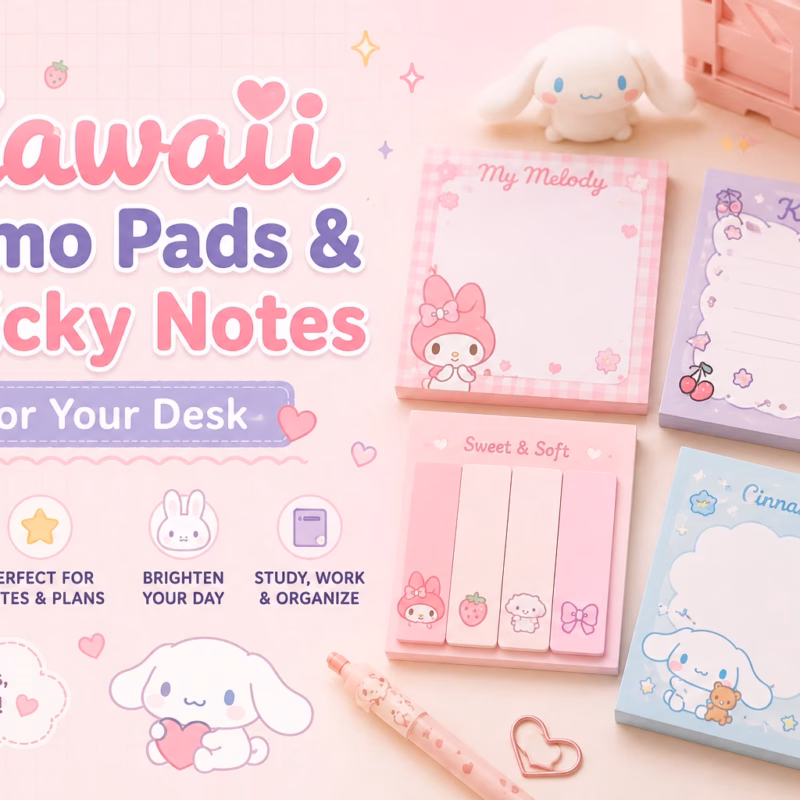 kawaii memo pads