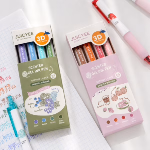 Scented Color Gel Pen Set – Fruit Aroma Fine Tip Pens (Pack of 4) - LIMITED EDITION