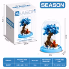 Mini Brick Four Seasons Tree Under Glass Dome Building Block Kit 5 season building block 20 -YO