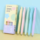 Languo Gel Pen 0.6mm Multicolor Ink Color Studio Cream U6005 6941322245943 indofuture Chinese 1080x1080px 2 -YO