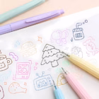 Languo Gel Pen 0.6mm Multicolor Ink Color Studio Cream U6005 6941322245943 indofuture Chinese 1080x1080px 5 -YO