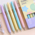 Languo Gel Pen 0.6mm Multicolor Ink Color Studio Cream U6005 6941322245943 indofuture Chinese 1080x1080px 7 -YO